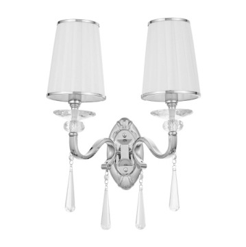 KINKIET LAMPA ŚCIENNA BIAŁA FEDERRICA LUMINA DECO