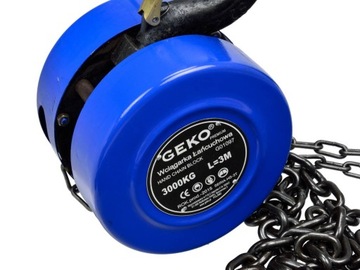 Цепная лебедка GEKO PREMIUM 3T x 3M/сталь/