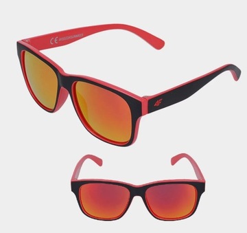 4F CHŁOPIĘCE Okulary przeciwsłoneczne RED REVO