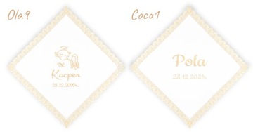 Халат для крещения с именем Белый халат для мальчика и девочки шт.