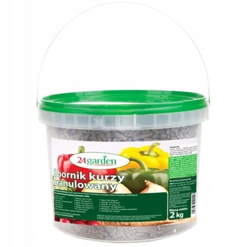 OBORNIK KURZY NAWÓZ ORGANICZNY NATURALNY POD WARZYWA KWIATY TRAWNIK =3,5L