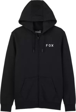 Bluza Codzienna z Kapturem FOX Flora Fleece Zip Black roz. M