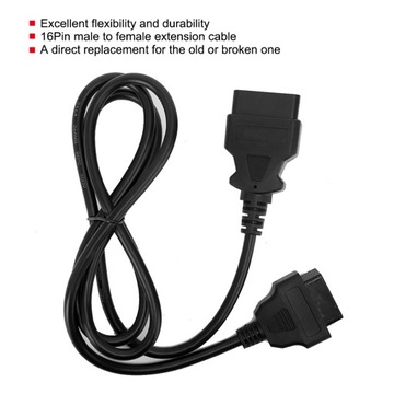 16-pinowy kabel adaptera do diagnostyki samochodowej dla Elm327 Męski 8H