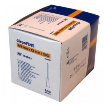 DISPOFINE Igły iniekcyjne G30 0.3x13mm 100 szt.