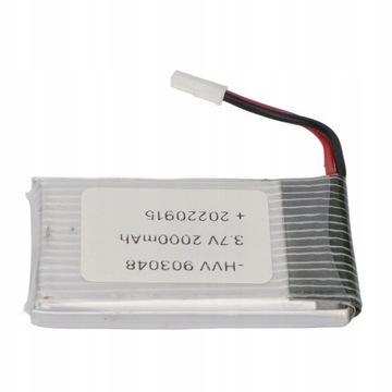 4x АККУМУЛЯТОР ДРОНА 3,7 В 2000 мАч + АККУМУЛЯТОР