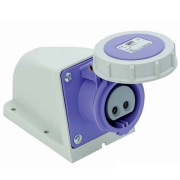 Фиксированная розетка никелированная 24В 16А 2П IP67 1622В PCE