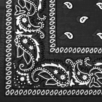 CHUSTA BANDANA BANDAMA WESTERN NA GŁOWĘ MIL-TEC Czarna