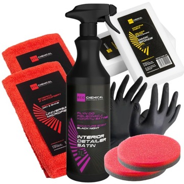 INTERIOR DRESSING DO WNĘTRZA SAMOCHODU MATOWY 1l zestaw + gratis