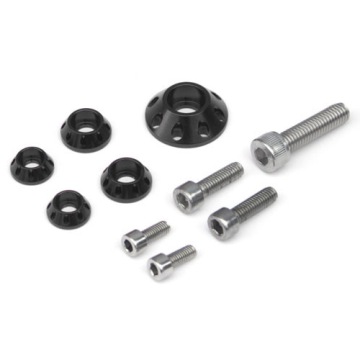 Набор болтов и гаек для крепления пластика оранжевый YCF dirt pitbike