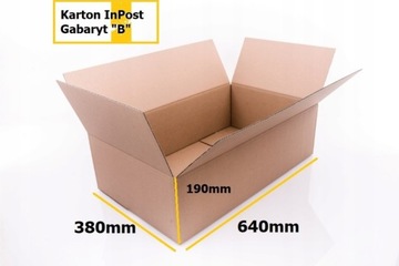 Karton InPost 640x380x190 Paczkomat gabaryt B
