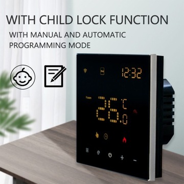 POKOJOWY WIFI CYFROWY REGULATOR LED 16A TUYA