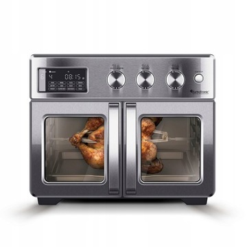 Духовка обезжиренная фритюрница Дегидратор 32л TurboTronic 1700Вт Серебристый