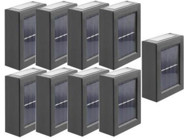 9x Kinkiet Lampka LED na Elewację Ścianę +Czujnik