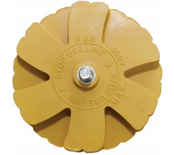 Gumowy krążek do usuwania kleju taśmy + adapter