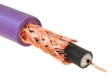 КАБЕЛЬ MELODIKA MDCX10 PURPLE RAIN RCA - RCA КОАКСИАЛЬНЫЙ CINCH CZINCZ OFC 1м