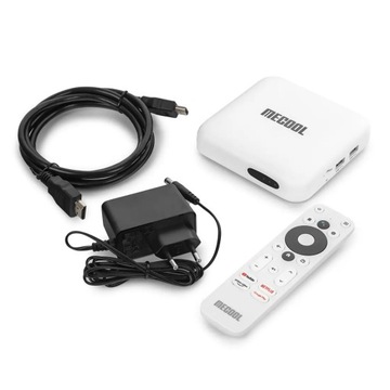 ТЕЛЕВИЗИОННАЯ ПРИСТАВКА Android 10 MECOOL KM2 Netflix Disney+ Google Dolby Audio Chromecast