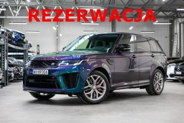 Land Rover Range Rover Sport II SUV Facelifting 5.0L V8 S/C 575KM 2019 Land Rover Range Rover Sport SVR 575KM. Lakier SVO