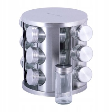 Набор вращающихся подставок с контейнерами для специй, 13 шт.