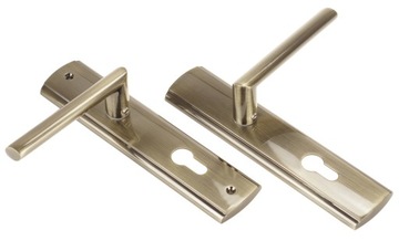 MATI НАРУЖНАЯ ДВЕРНАЯ РУЧКА 72 ММ ВСТАВКА С ПАТИНОЙ, НАРУЖНАЯ СПРАВА