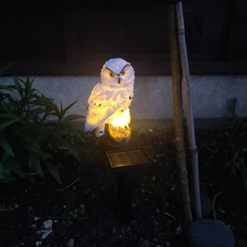 Светодиодный садовый светильник на солнечной батарее Owl