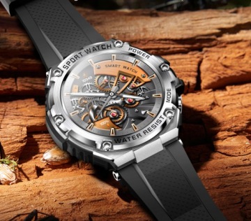 МУЖСКИЕ ЧАСЫ SMARTWATCH HD 1,5 ДЮЙМА SPORT BT С ОГРОМНОЙ АККУМУЛЯТОРНОЙ БАТАРЕЕЙ 800 мАч PL