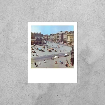 Kartka pocztowa: Kraków Warszawa Pole Polaroid Lue