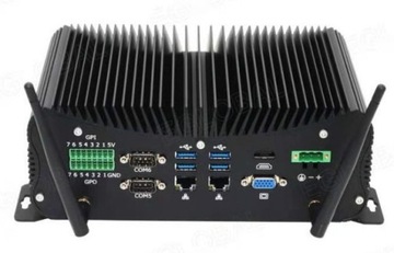 Przemysłowy Mini PC fanless M.2 RS232/RS485/RS422