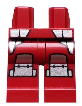 LEGO nogi nóżki czerwone Shredder 970c00pb0234