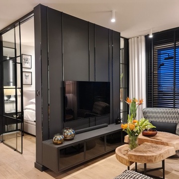 LISTWA DEKORACYJNA SAMOPRZYLEPNA CZARNA BLACK BRUSHED PŁASKA 1cm x 500cm