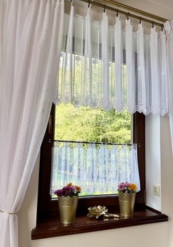 Zazdrostka Gipiura Biała Panel Firana Kuchnia wysokość 70 cm