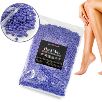 WOSK FIOLETOWY DO DEPILACJI NATURALNY TWARDY 1000G