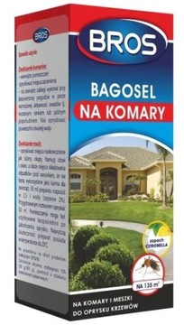 OPRYSK NA KOMARY KLESZCZE MUCHY BAGOSEL 250ml BROS