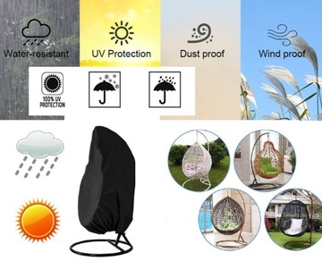 ЧЕХОЛ ДЛЯ ПОДВЕСНОГО СТУЛА-КОКОНА, САДОВЫХ КАЧЕШЕЙ