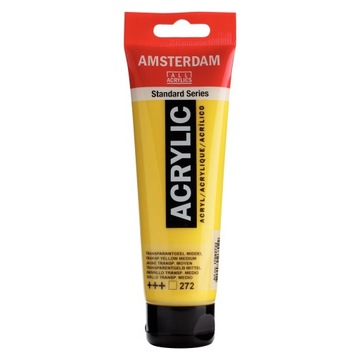 FARBA AKRYLOWA AMSTERDAM 120 ML 272 TRANSP. YELLOW MEDIUM