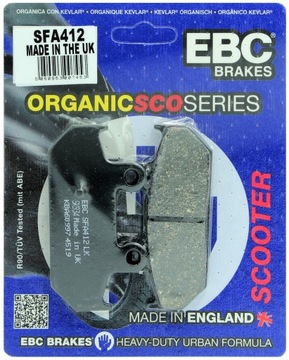 KLOCKI HAMULCOWE EBC SFA412