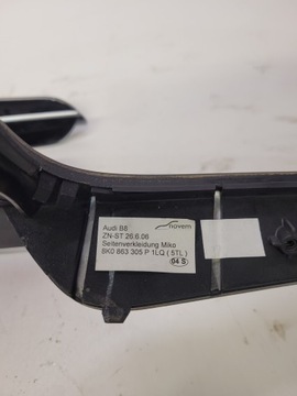 DEKOR TUNELU AUDI A4 B8 A5 8K0863305P BLACK PIANO