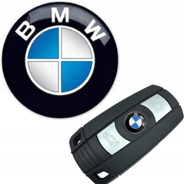 BMW emblemat naklejka logo kluczyk pilot 11mm E61
