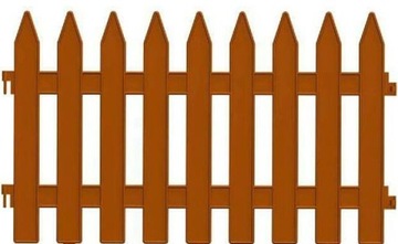 PLASTIKOWY PŁOTEK OGRODOWY- TERAKOTA 3,20 M