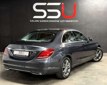 Mercedes Klasa C W205 Limuzyna 180 156KM 2014 Mercedes-Benz Klasa C C 180 CGI Avantgarde Nawigacja Full Led Alu PDC Gwar, zdjęcie 4