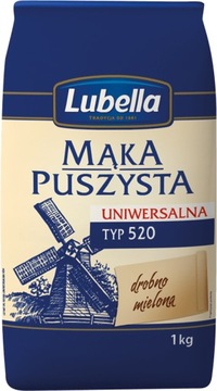 Mąka puszysta uniwersalna typ 520 Lubella 1 kg