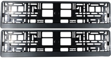 НАБОР КАРБОНОВЫХ РАМОК НОМЕРНОГО ЗНАКА НАБОР РАМОК НОМЕРНОГО ЗНАКА 2 ШТ.