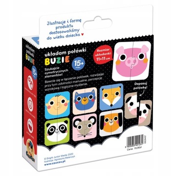 ЛИЦА - ЗАГАДКА ПОЛОВИНА 8 ПАЗЗЛОВ 15м+ CZUCZU