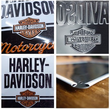 Вывеска HARLEY-DAVIDSON, листовой металл, 30x40
