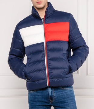 124. TOMMY HILFIGER # MODNA ZIMOWA MĘSKA KURTKA XL