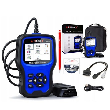 Интерфейс диагностического тестера AUTOPHIX VAG 9610