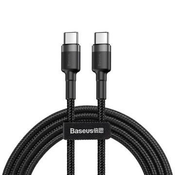 КАБЕЛЬ BASEUS STRONG USB-C ДЛЯ БЫСТРОЙ ЗАРЯДКИ TYPE-C TYPE-C PD 60W QC 3.0 2M