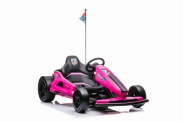 Детский картинг Speed ​​7 Drift King на батарейках, Розовый + функция дрифта