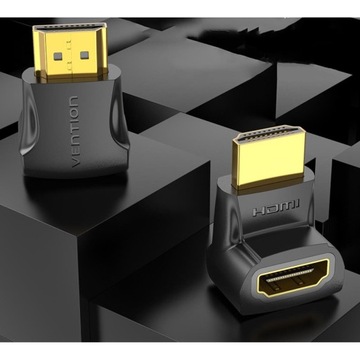 ВЕРХНИЙ АДАПТЕР VENTION ANGLE HDMI 2.0 UHD 4K 60 Гц 90 ГРАДУСОВ