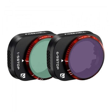 FREEWELL ZESTAW FILTRÓW VARIABLE ND 1-5 STOP ND 6-9 STOP DO DJI MINI 4 PRO
