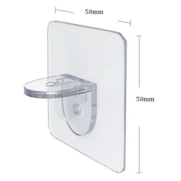 4x самоклеящаяся полка SUPPORT SUPPORT полка для мебельного шкафа